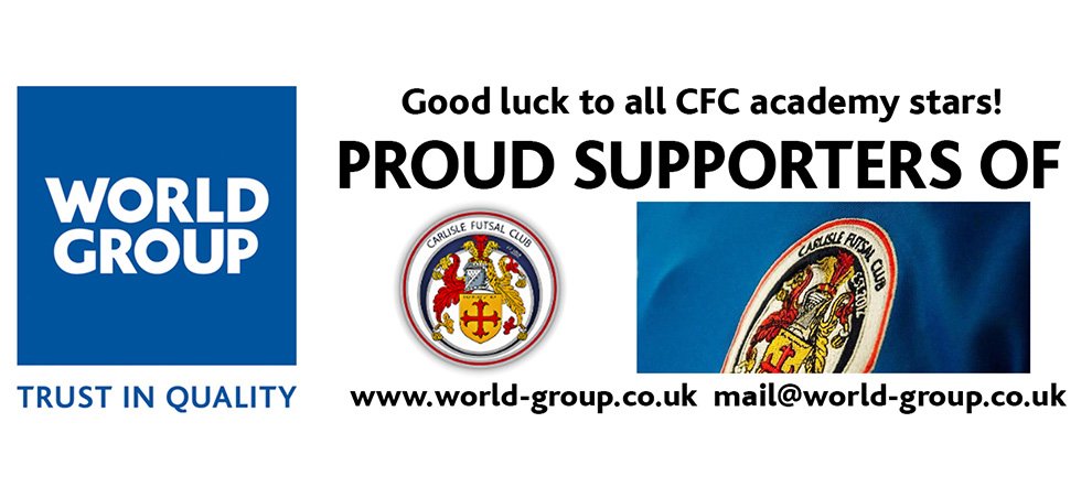 World Group are Proud to Support Carlisle Futsal Club